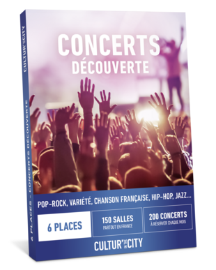 6 places Concerts Découverte (Cultur'in The City)