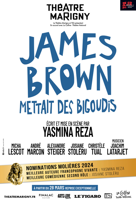 James Brown mettait des bigoudis (Théâtre Marigny)