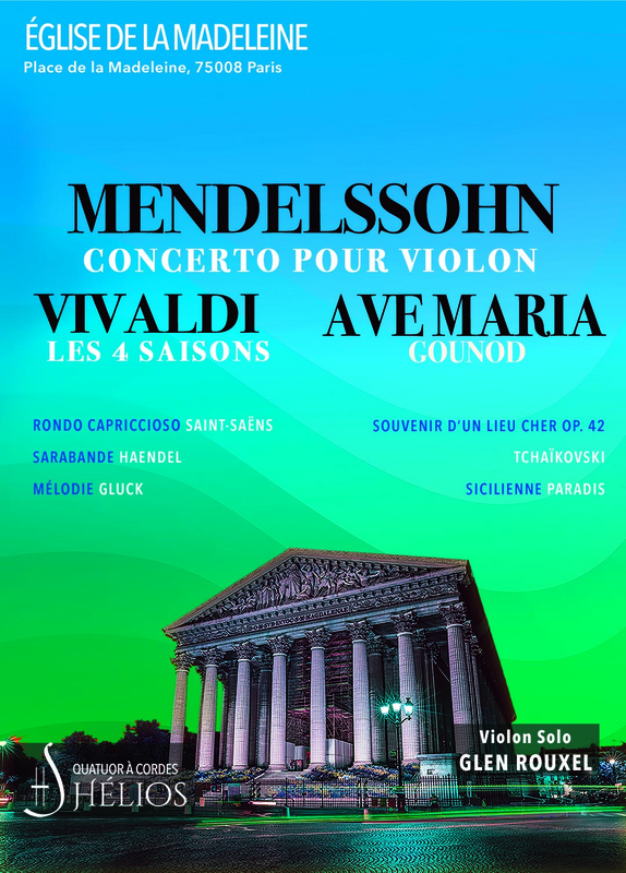 Les 4 Saisons de Vivaldi, Ave Maria, Concerto de Mendelssohn (Eglise De La Madeleine)