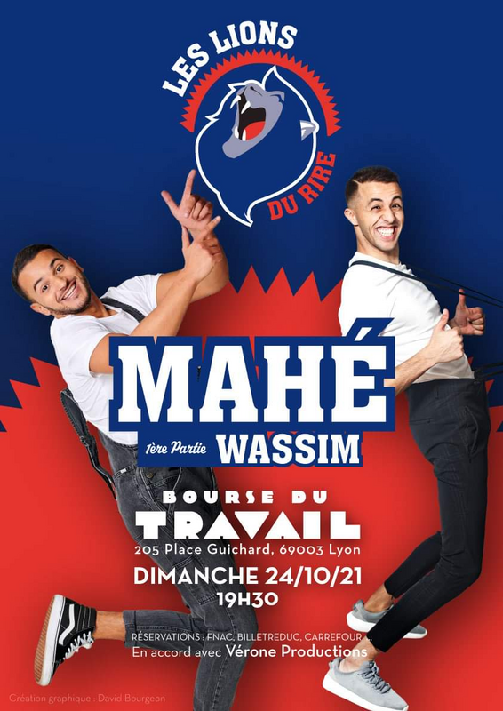 Mahé s'installe à Lyon - Festival Les Lions du rire  (La Bourse Du Travail)