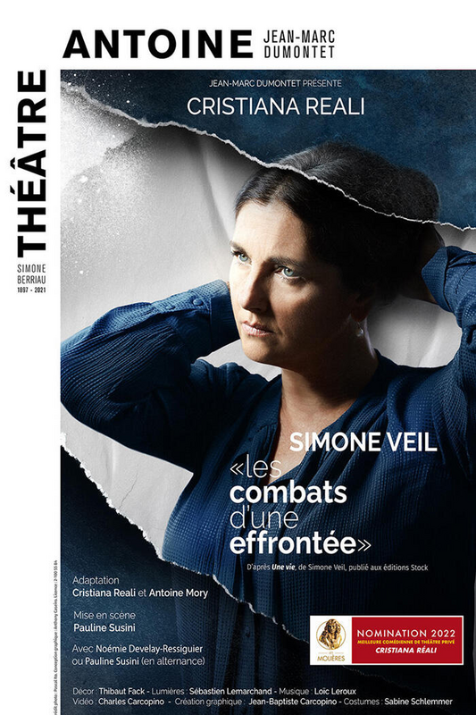 Simone Veil : Les combats d'une effrontée (succès reprise) avec Cristiana Reali (Théâtre Antoine)